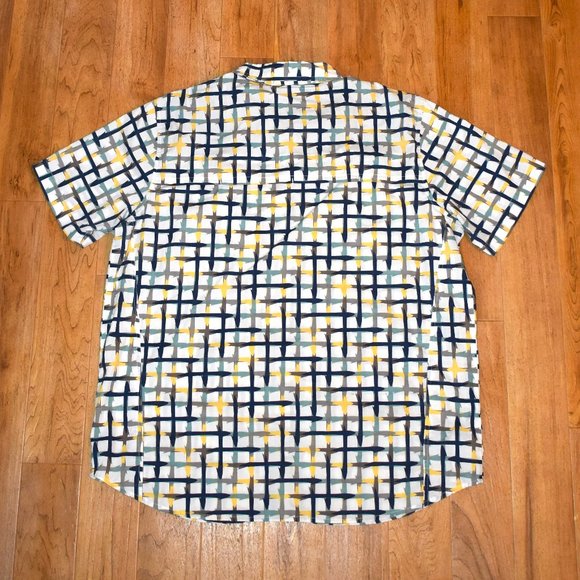 Men's Old Ranch Multi Colored Plaid Snap Front Shirt Sz XL - Picture 2 of 4